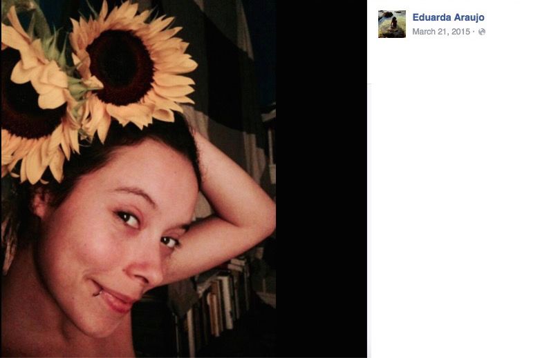 Eduarda Araujo, Facebook - 21 Mar 2015