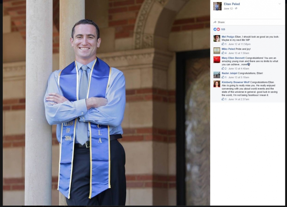 Eitan Peled, Facebook - 12 Jun 2016