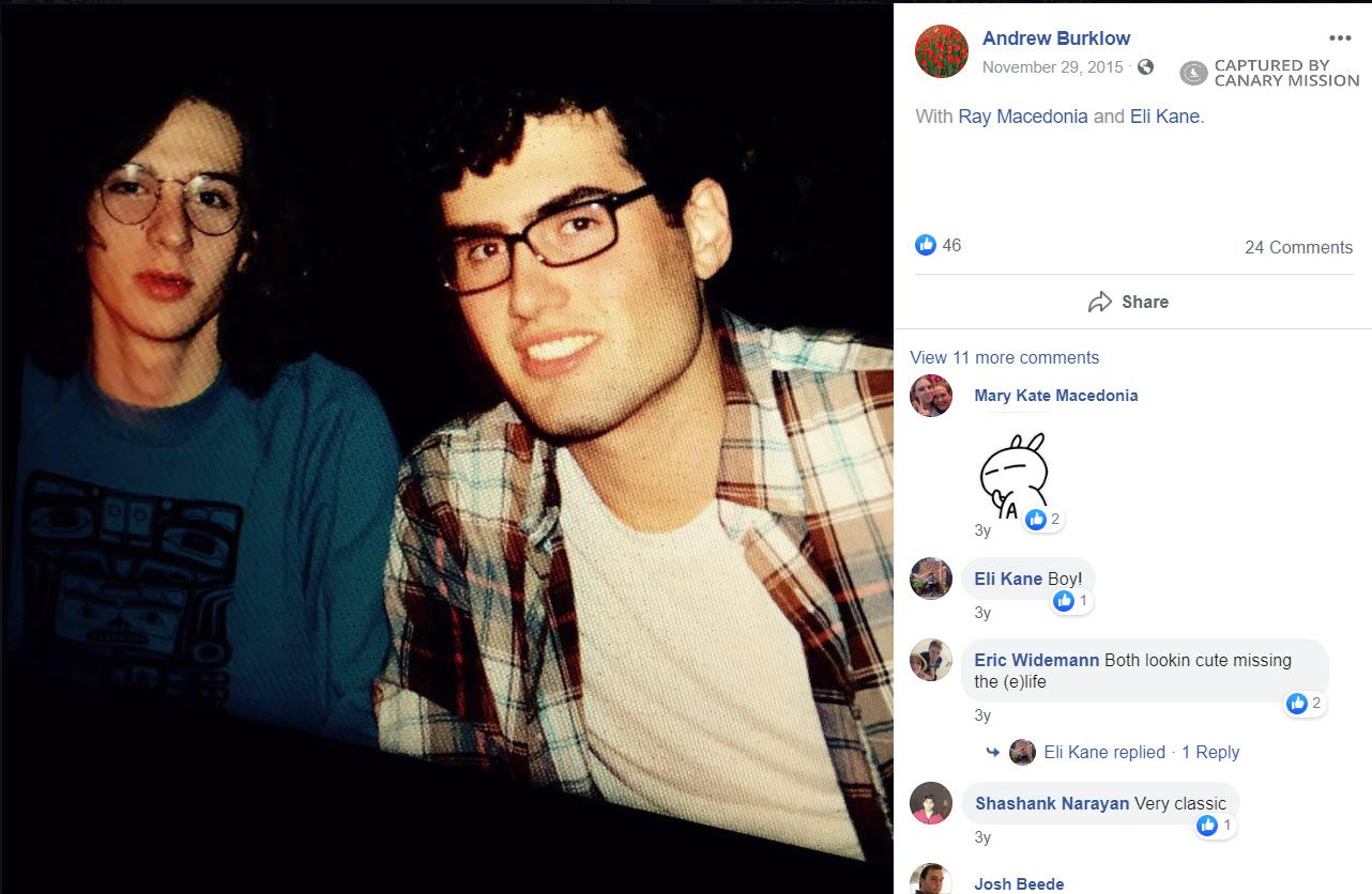 Eli Kane, Facebook - Nov 29, 2015