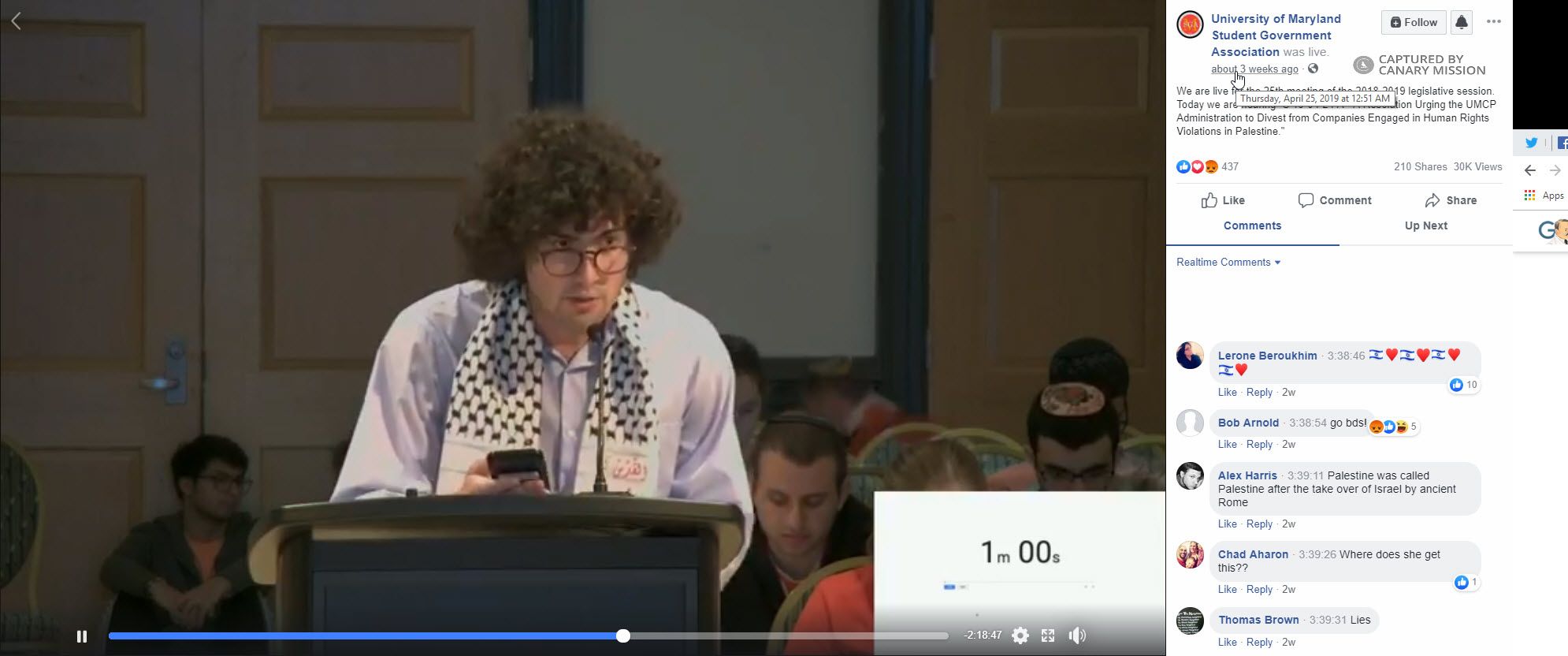 Eli Kane, Facebook - Apr 25, 2019