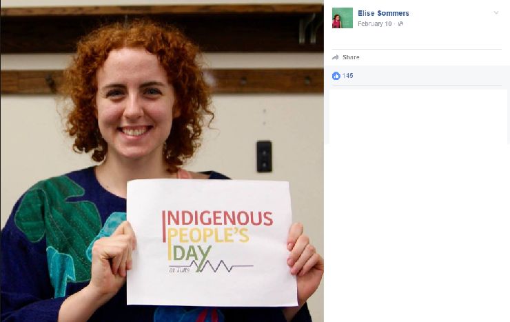 Elise Sommers, Facebook - 10 Feb 2016