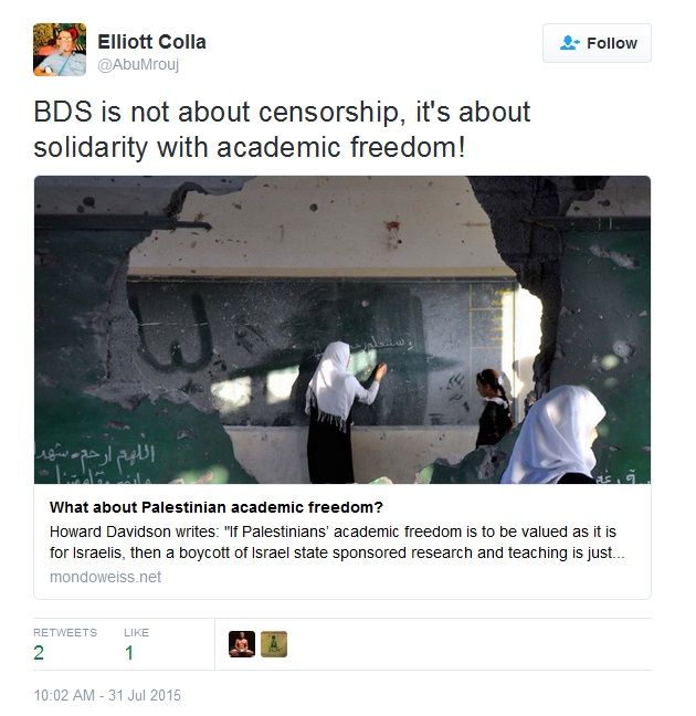 Elliott Colla, Twitter - 31 Jul 2015