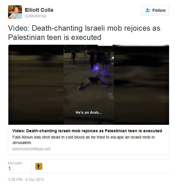 Elliott Colla, Twitter - 06 Oct 2015