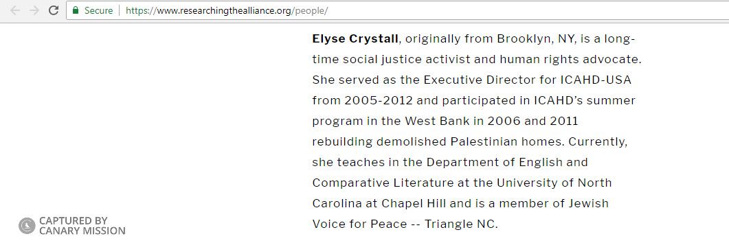Elyse Crystall, researchingthealliance.org - Sep 3, 2018