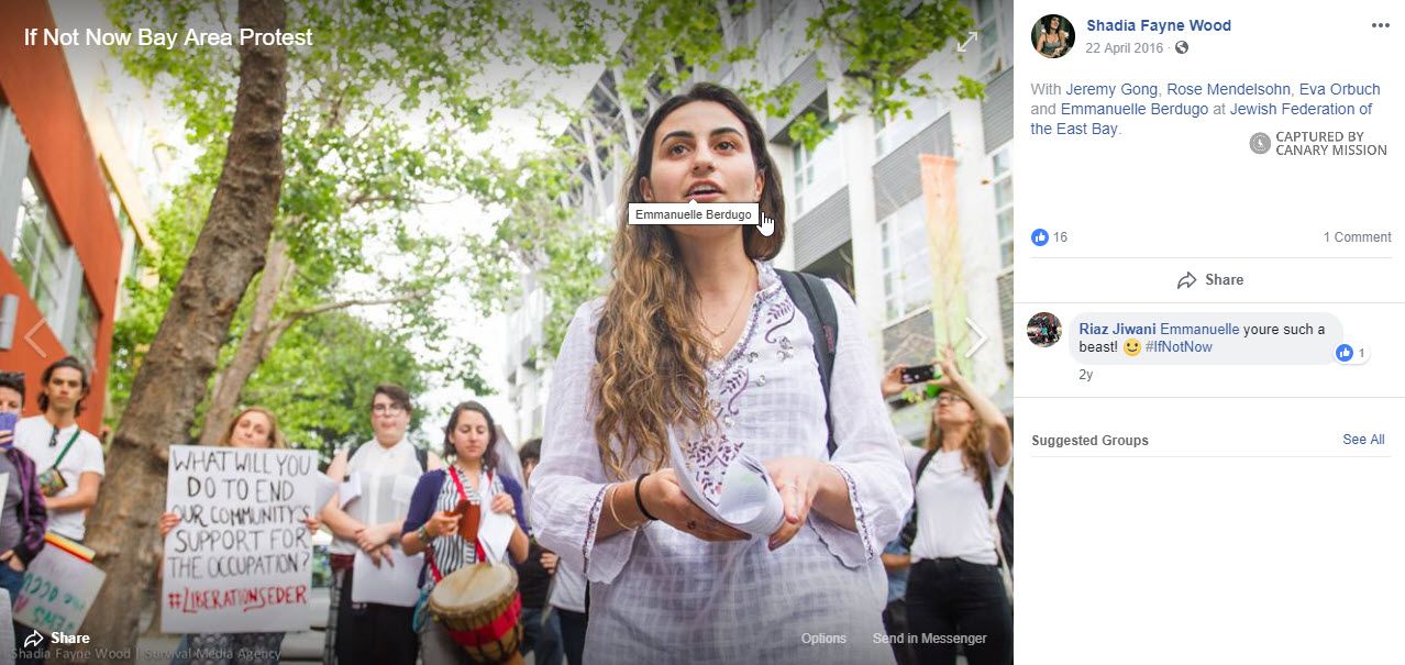 Emmanuelle Berdugo, Facebook - Apr 22, 2016