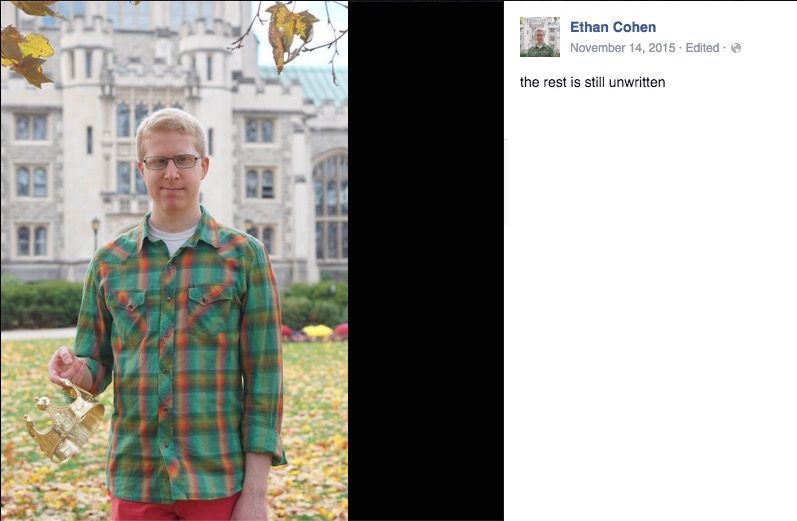 Ethan Cohen, Facebook - 14 Nov 2015