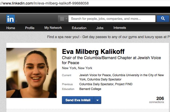 Eva Kalikoff, Linkedin - 21 Jan 2016