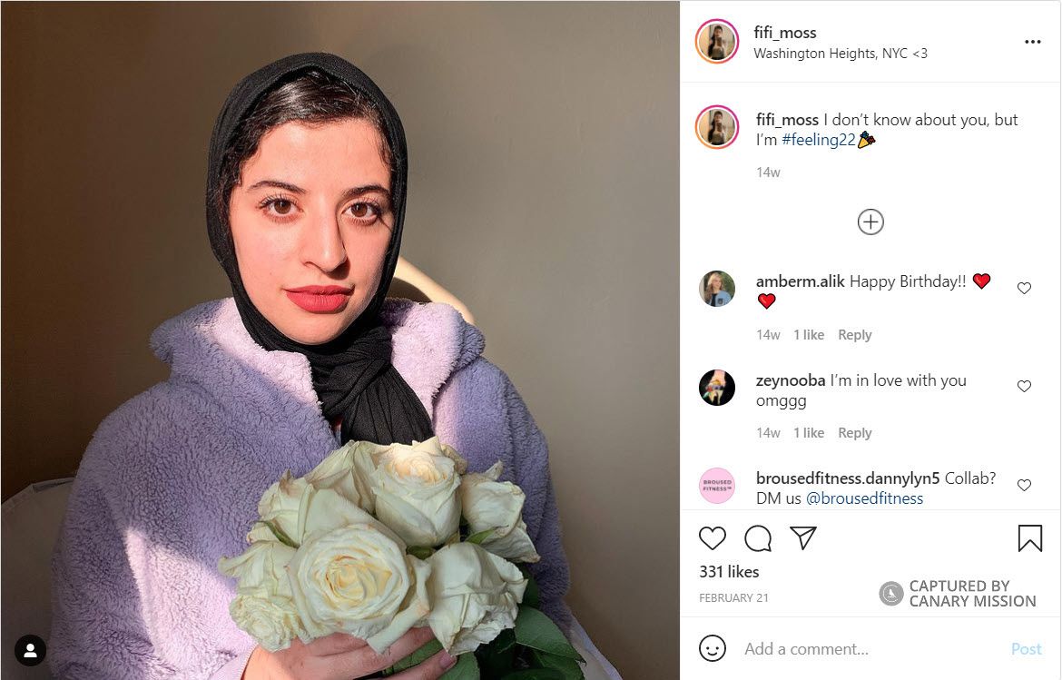 Fatima Mossolem, Instagram - Feb 21, 2021