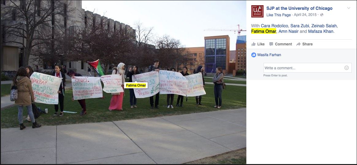 Fatima Omar, Facebook - 24 Apr 2015