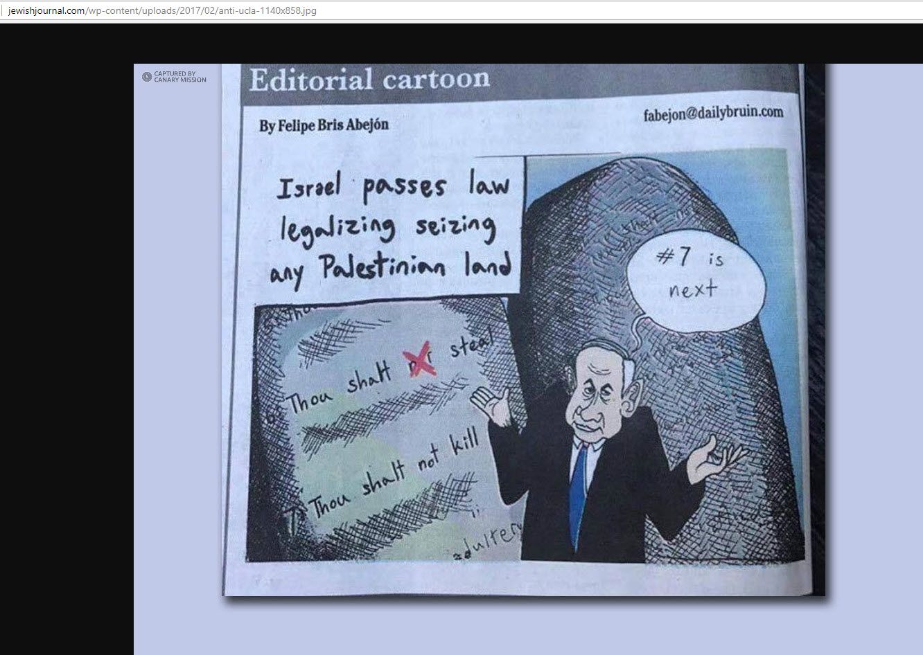 Felipe Bris Abejón, jewishjournal.com - Feb 14, 2017