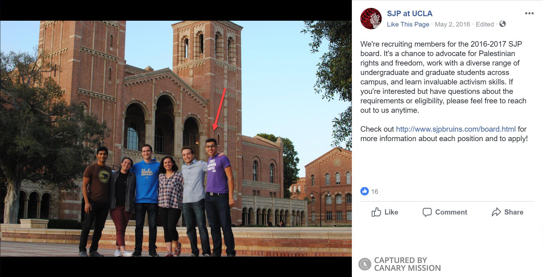 Felipe Bris Abejón, Facebook - May 2, 2016