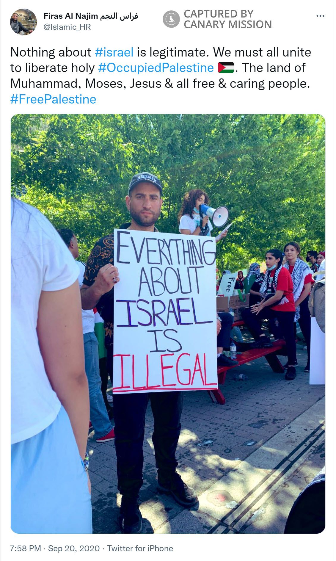Firas Al Najim, Twitter - Sep 20, 2020
