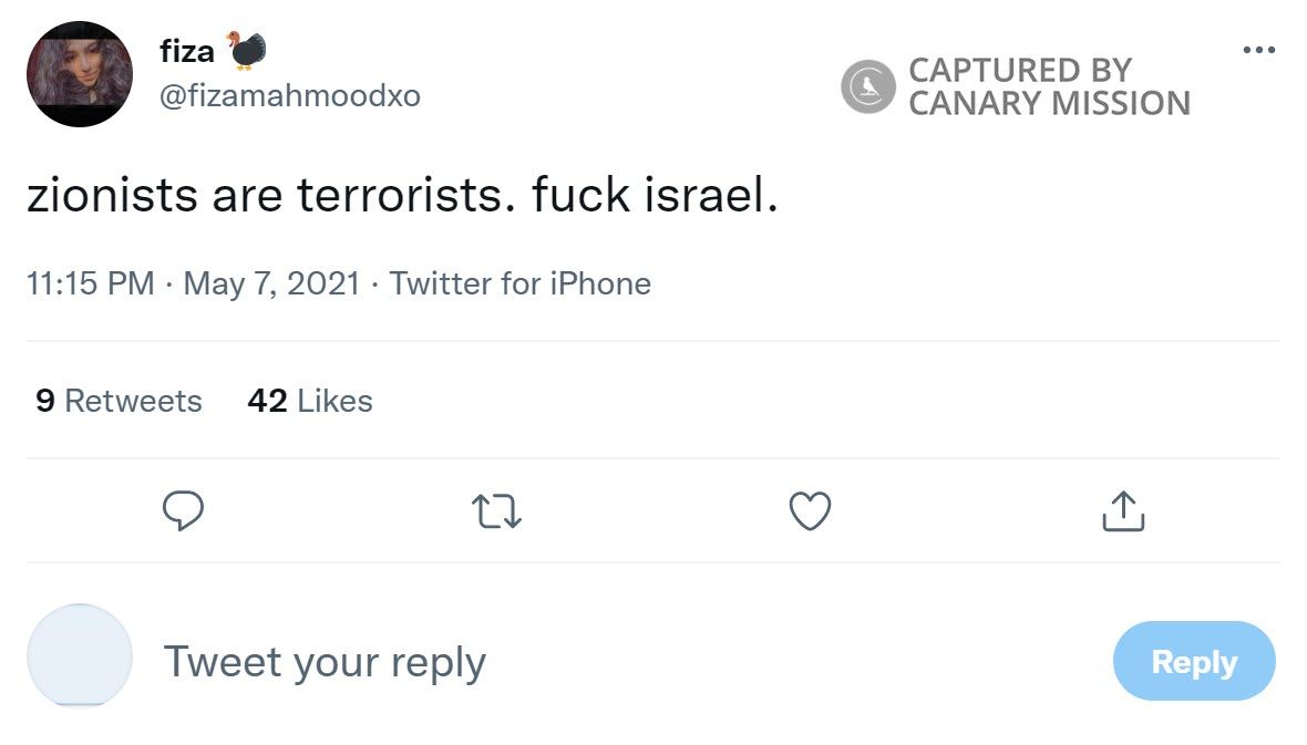 Fiza Mahmood, Twitter - May 7, 2021