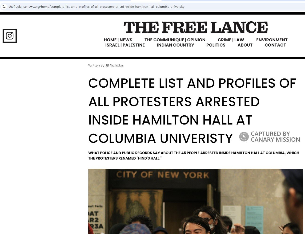 Gabriel Yancy, thefreelancenews.org - May 2, 2024