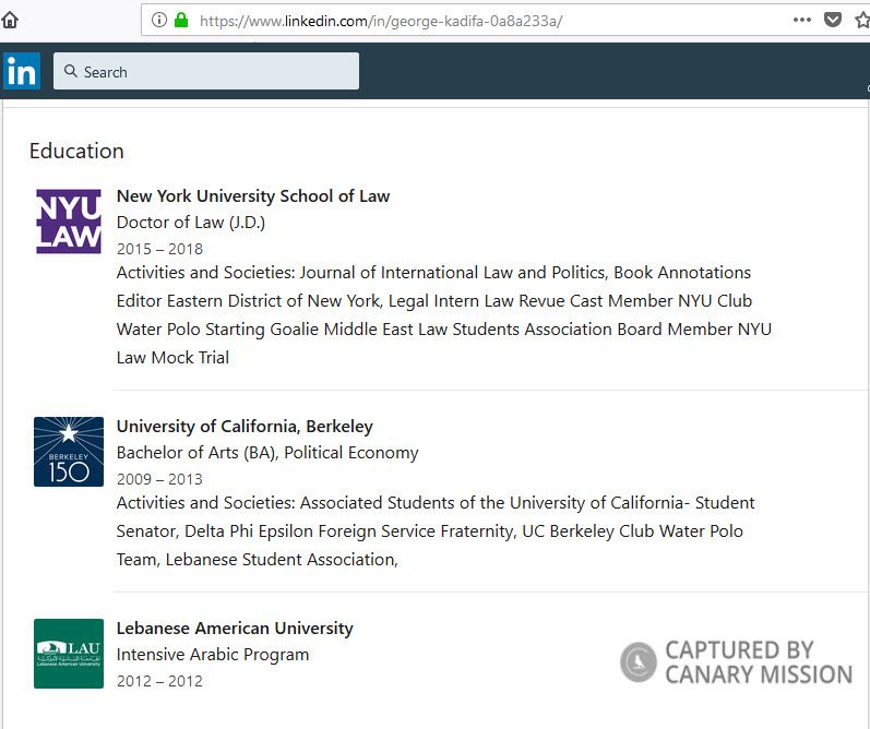 George Kadifa, LinkedIn - Aug 19, 2018