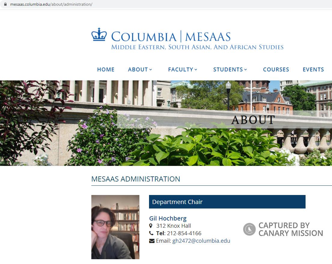 Gil Hochberg, mesaas.columbia.edu - Oct 7, 2021