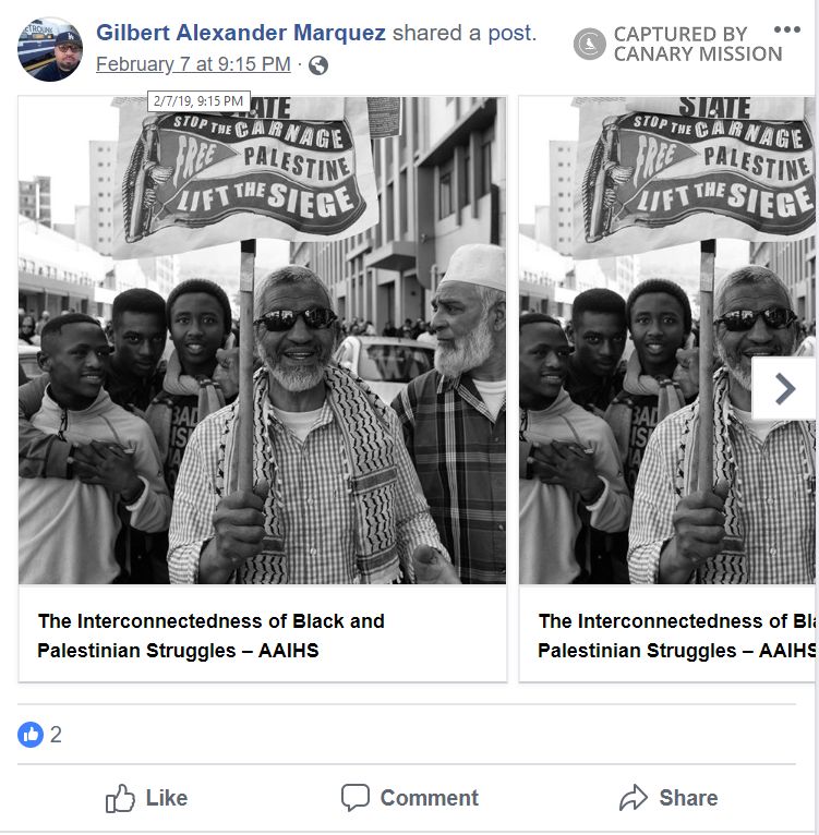Gilbert Alexander Marquez, Facebook - Feb 7, 2019