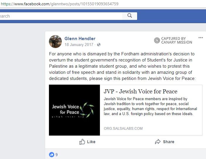 Glenn Hendler, facebook - Jan 18, 2017