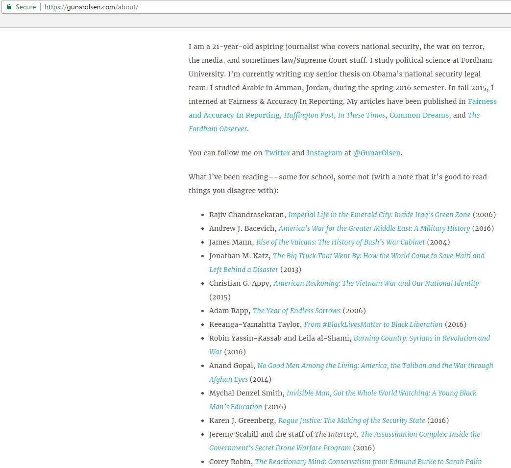 Gunar Olsen, gunarolsen.com - 25 Jan 2017