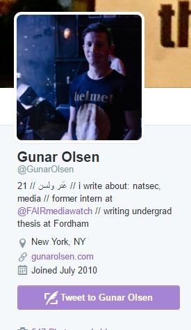 Gunar Olsen, Twitter - 25 Jan 2017