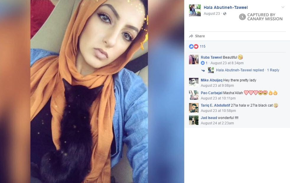 Hala Abutineh, Facebook - Aug 23, 2016