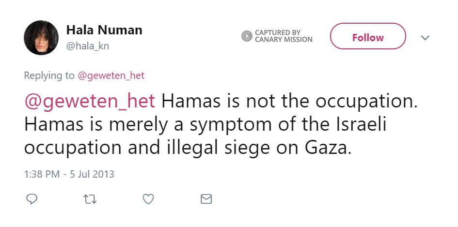 Hala Numan, Twitter - Jul 5, 2013