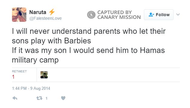 Halima Eid, Twitter - Aug 9, 2014