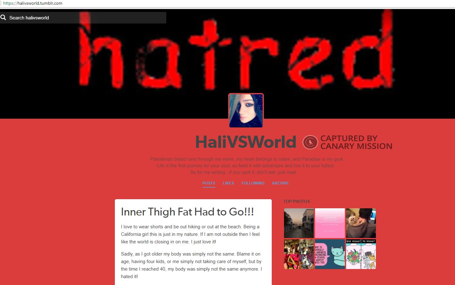 Halima Eid, Tumblr - Oct 17, 2017