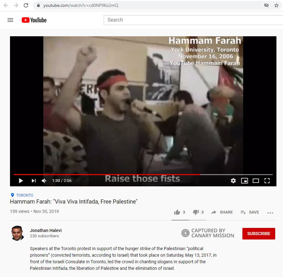 Hammam Farah, Youtube - Nov 30, 2019