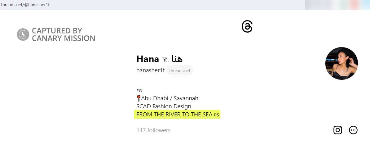 Hana Ahmed, Threads - Feb 13, 2024