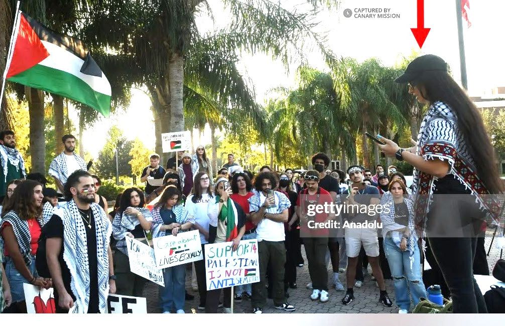 Hana Seif, University Central Florida, Speaking against Jews