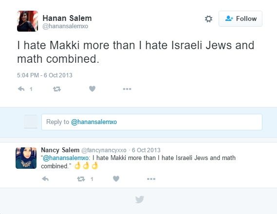 Hanan Salem Twitter Oct 6 2013
