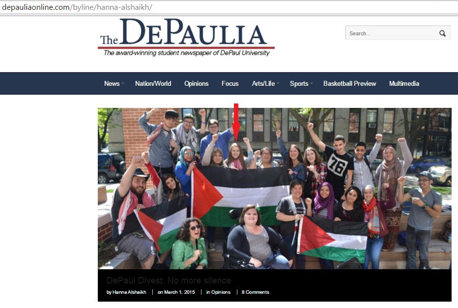 Hanna Alshaikh, depauliaonline.com - 1 March 2015