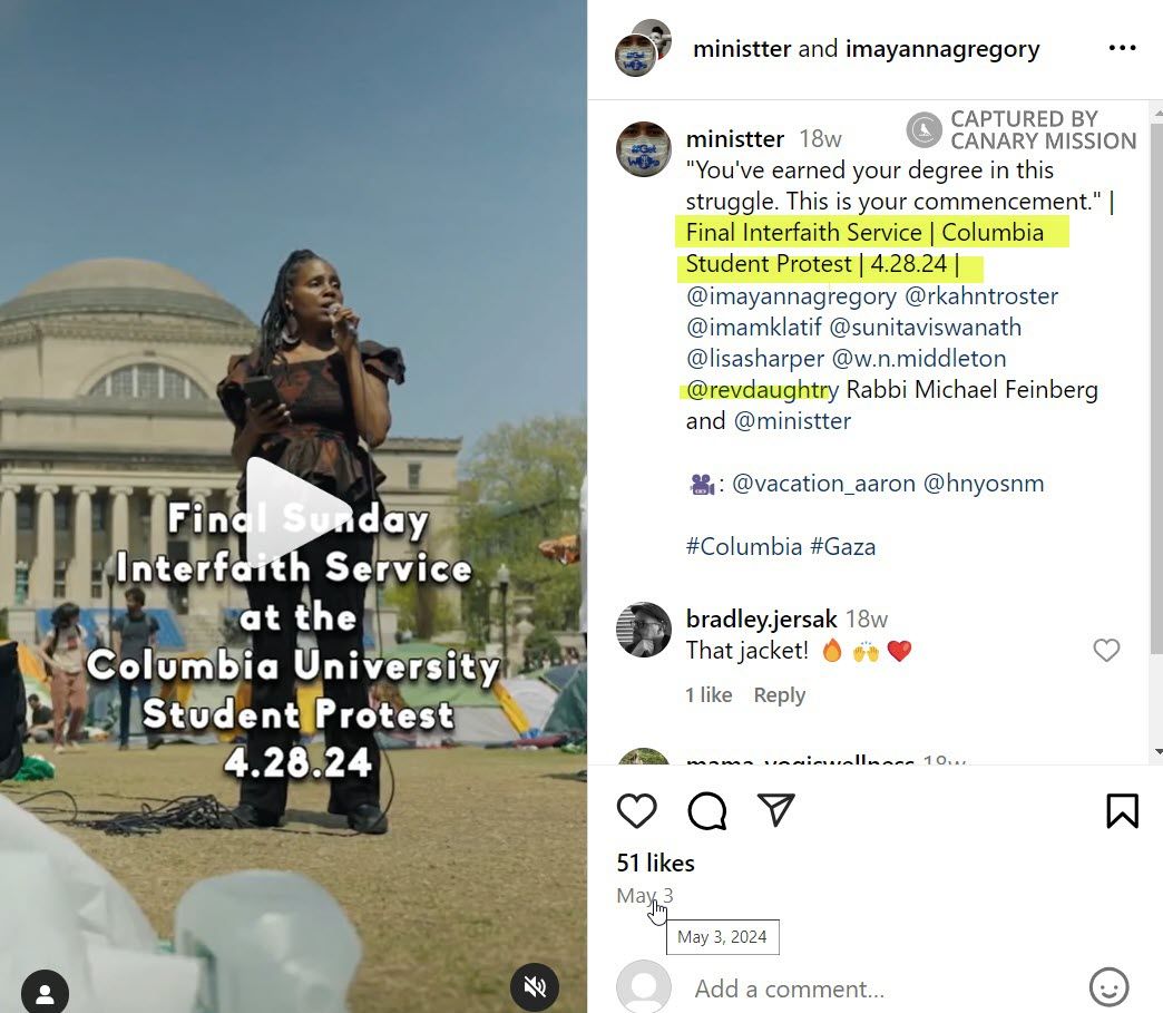 Herbert Daughtry, Instagram - May 3, 2024