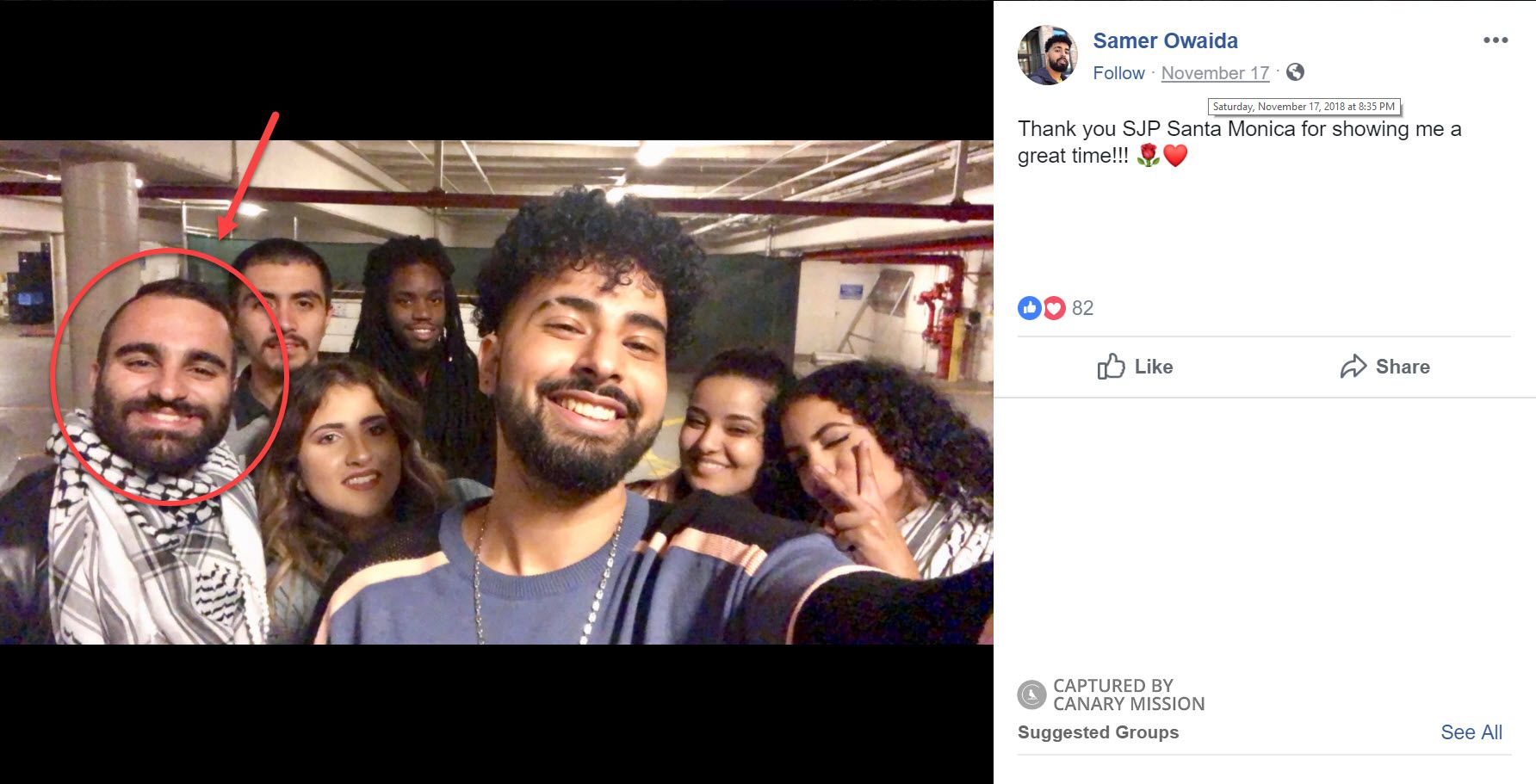 Hesham Jarmakani, Facebook - Nov 17, 2018