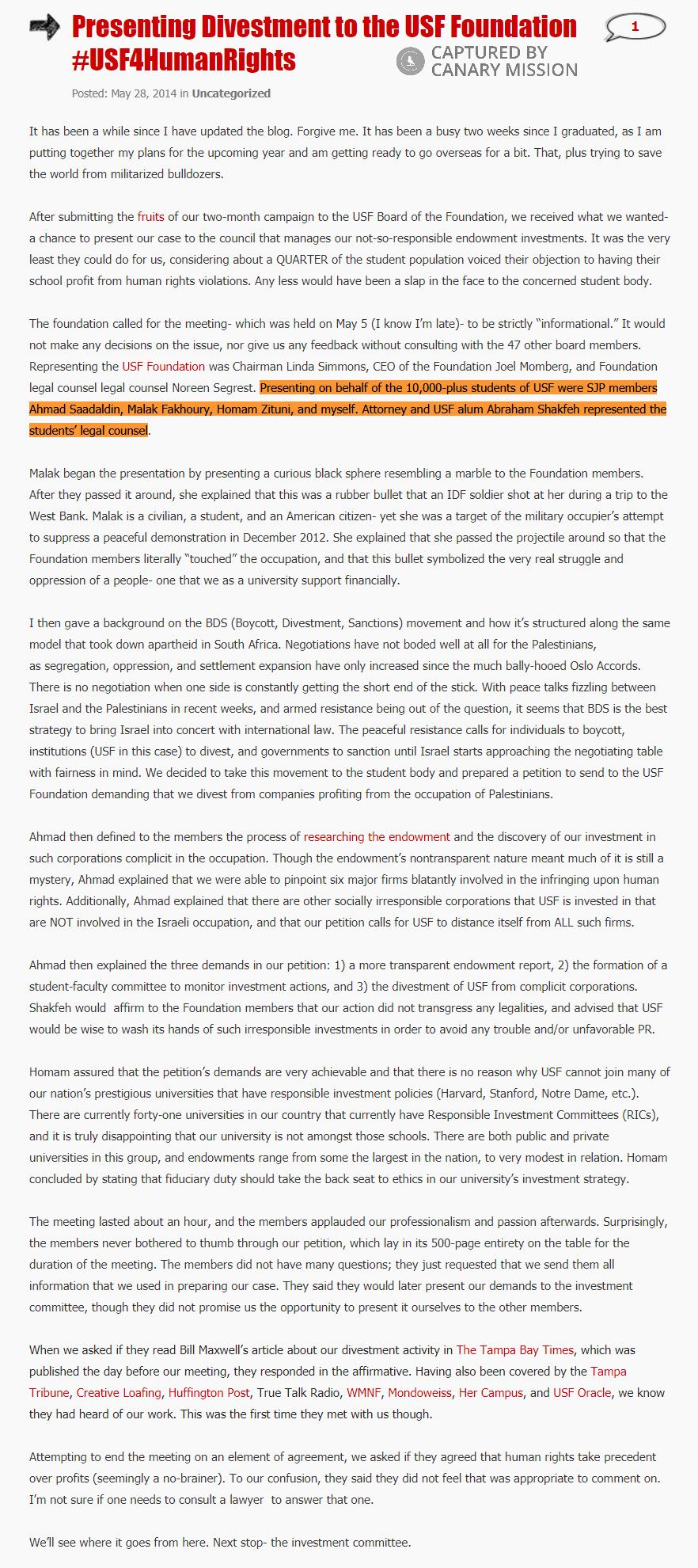 Homam Zituni, thehessexpress.wordpress.com - May 28, 2014