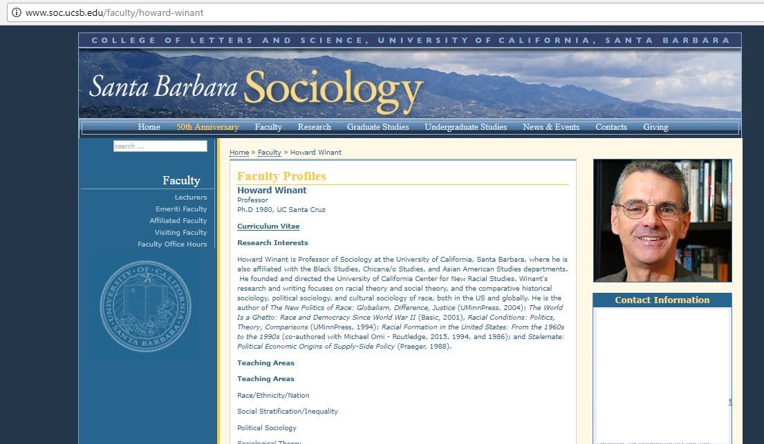 Howard Winant image #0