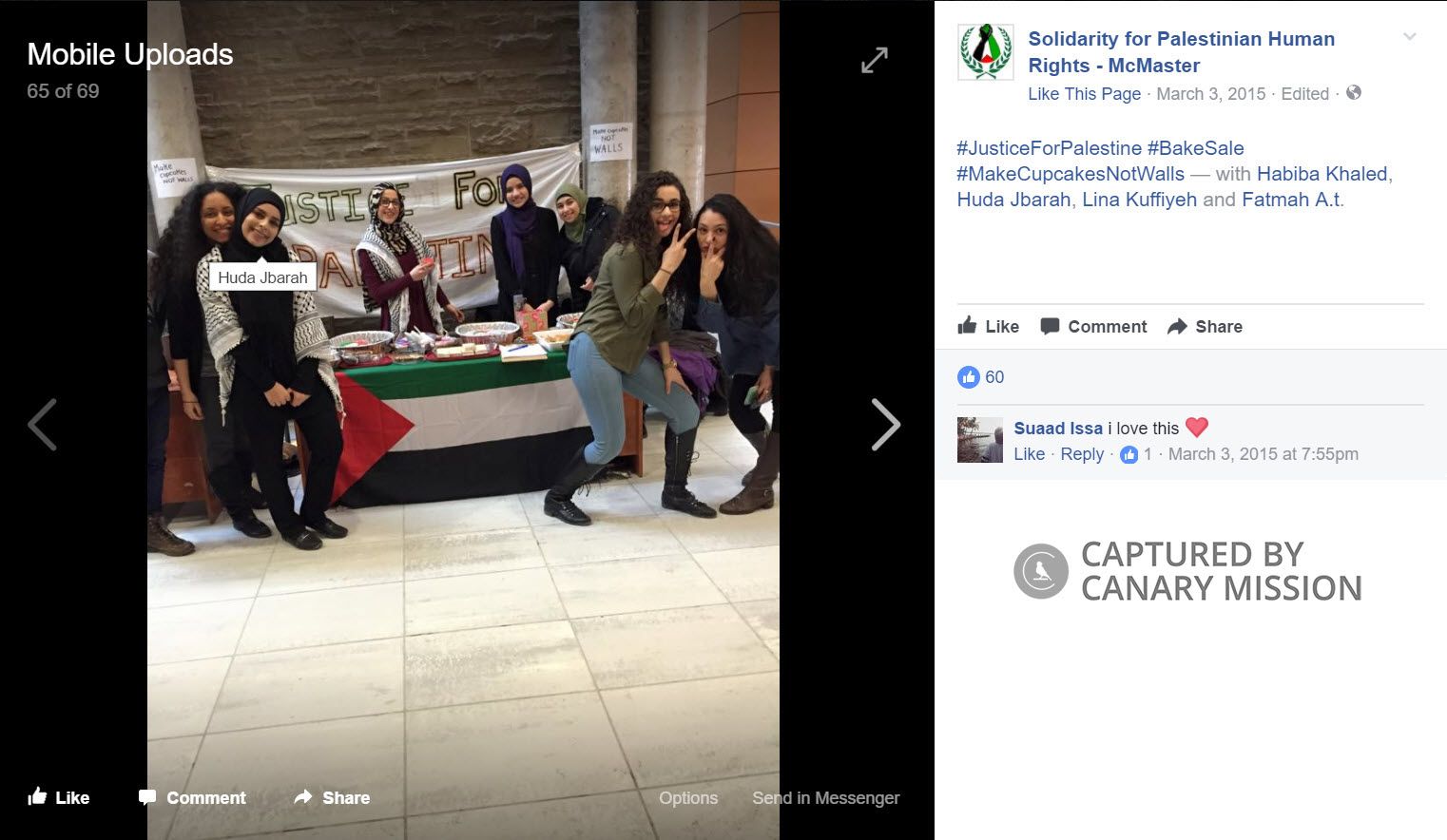 Huda Jbarah, Facebook - Mar 3, 2015