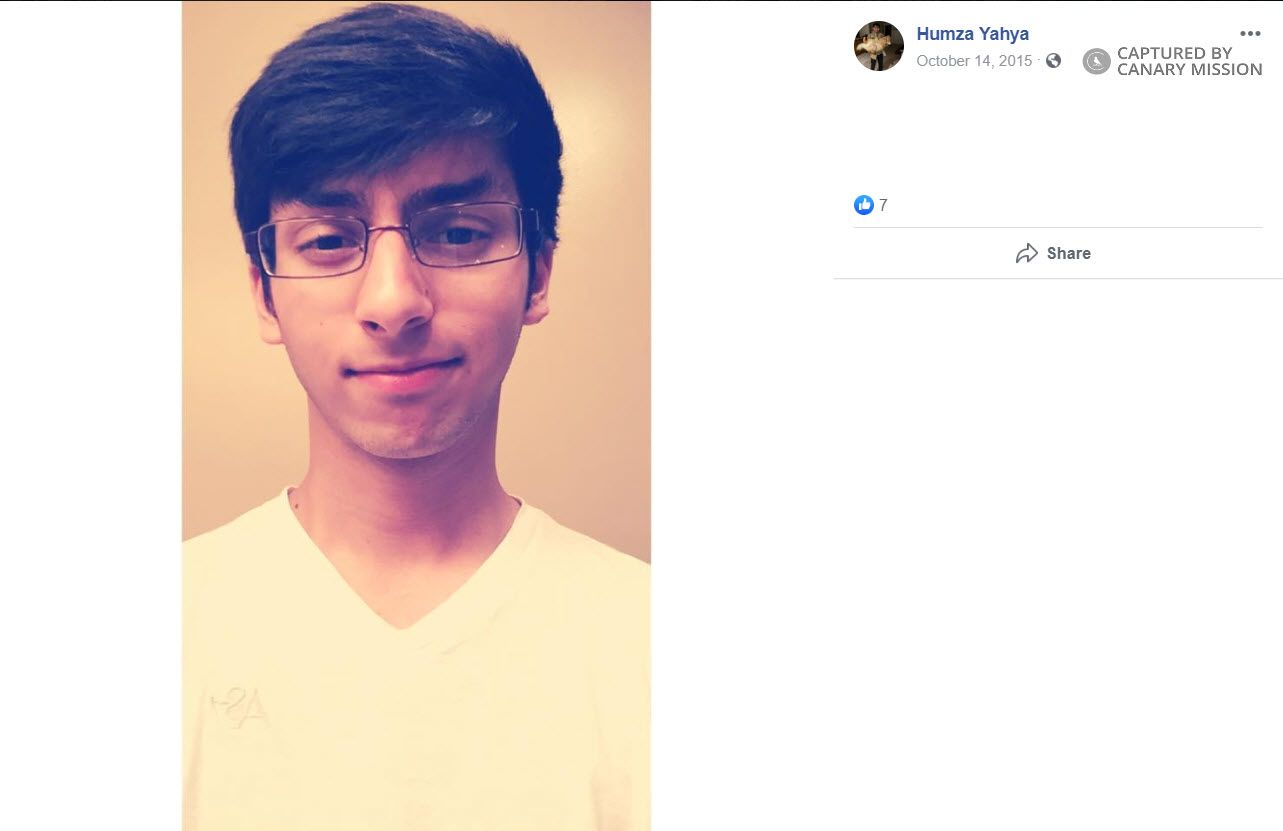 Humza Yahya, Facebook - Oct 14, 2015