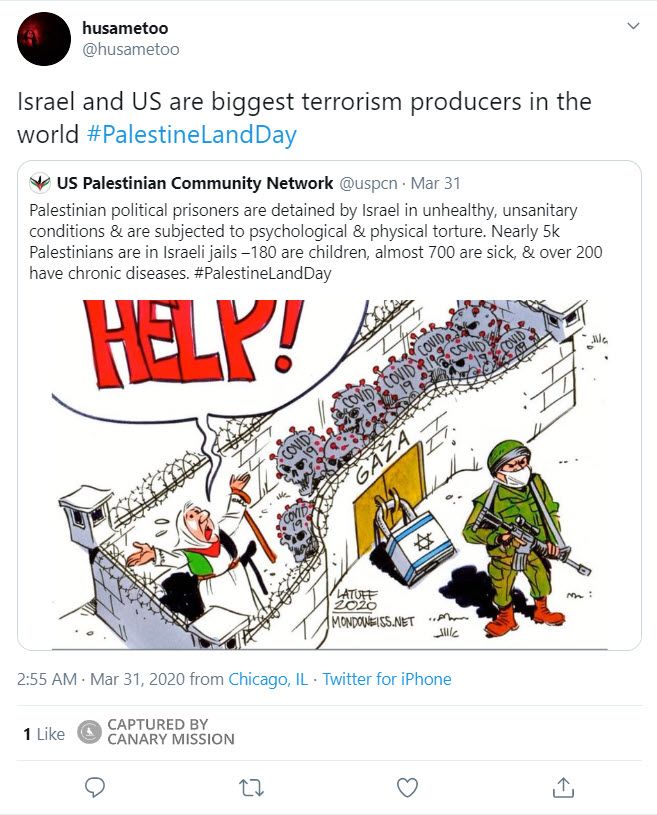 Husam Marajda, Twitter - Mar 31, 2020