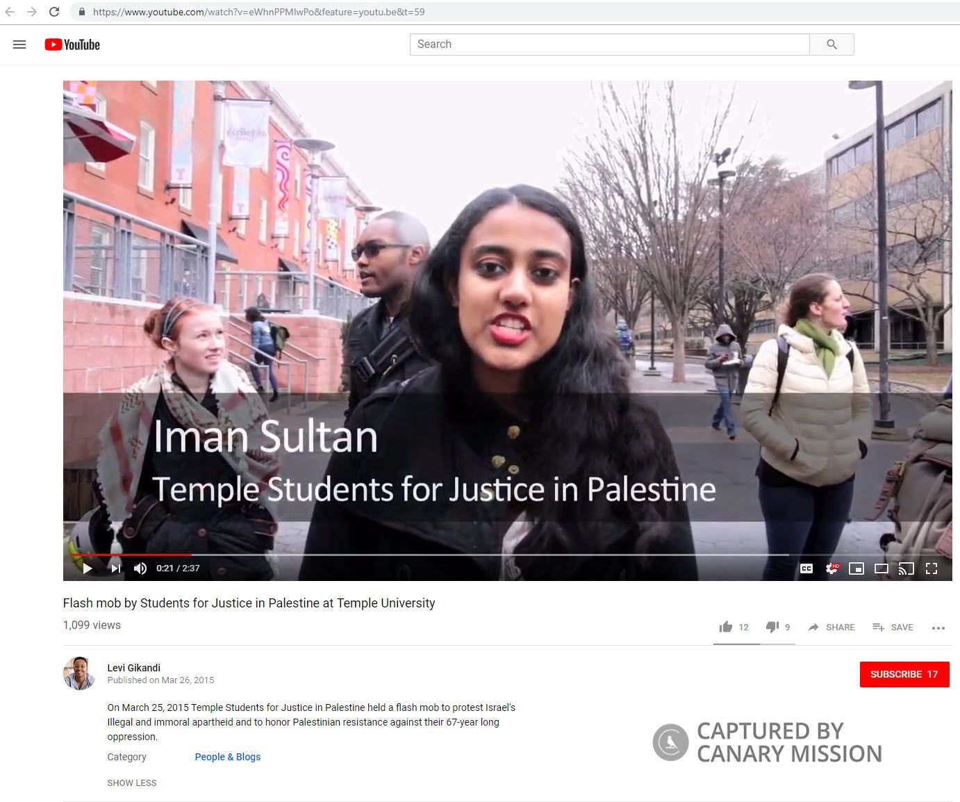 Iman Sultan, Youtube - Mar 26, 2015