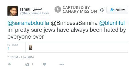 Ismail Said Aboukar, Twitter - Jan 1, 2014