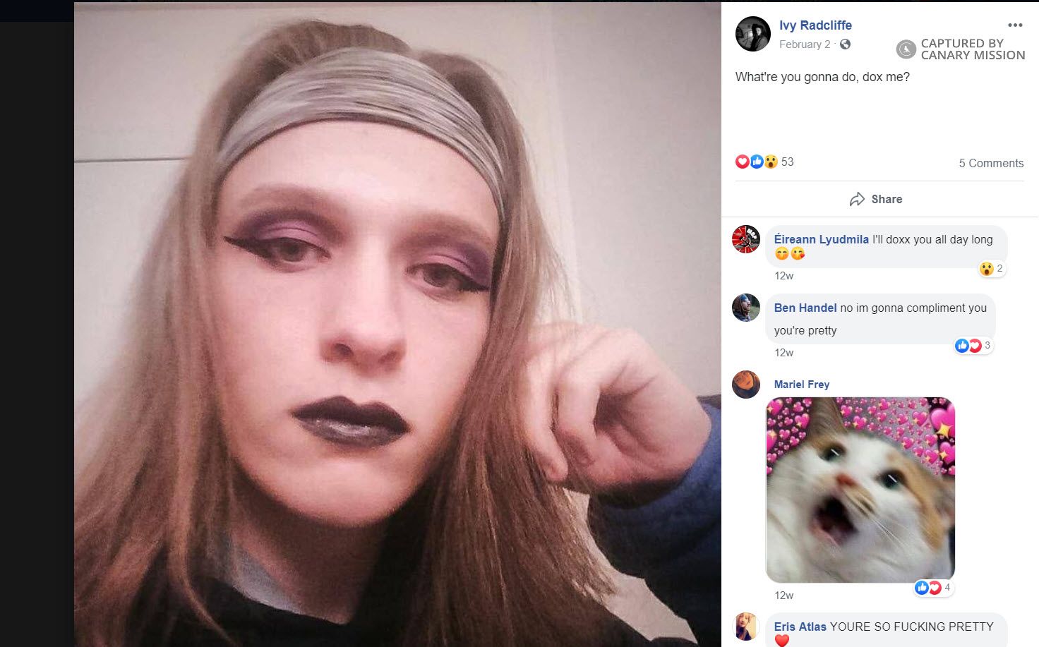 Ivy Radcliffe, Facebook - Feb 2, 2019