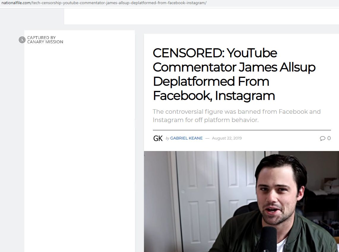 James Allsup, nationalfile.com - Aug 22, 2019