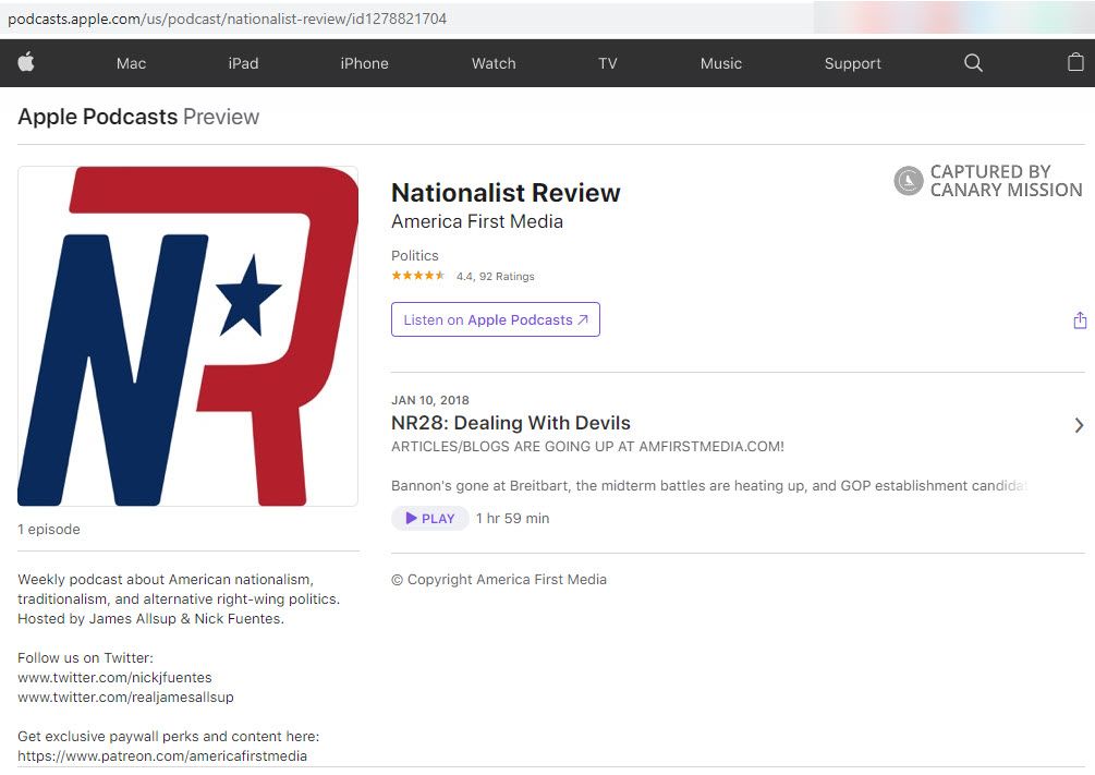 James Allsup, podcasts.apple.com - Jul 28, 2020