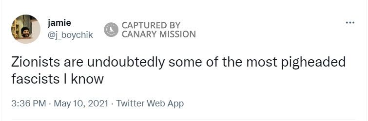 Jamie Pagirsky, Twitter - May 10, 2021