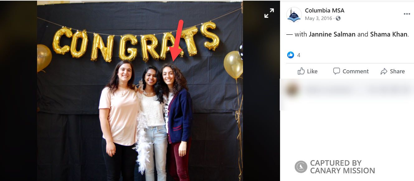 Jannine Masoud, Facebook - May 3, 2017