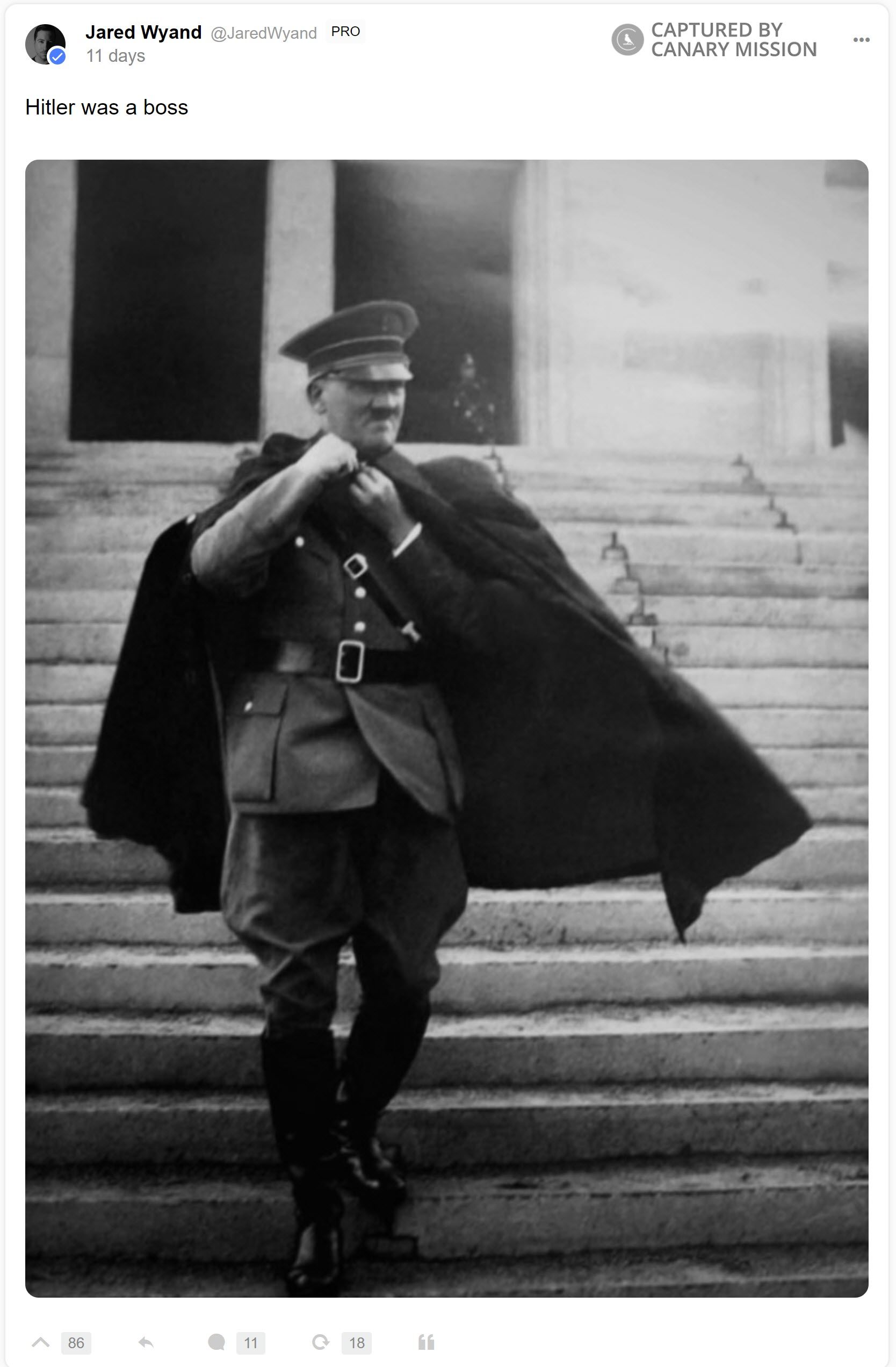 Jared Wyand, gab.ai - May 14, 2018