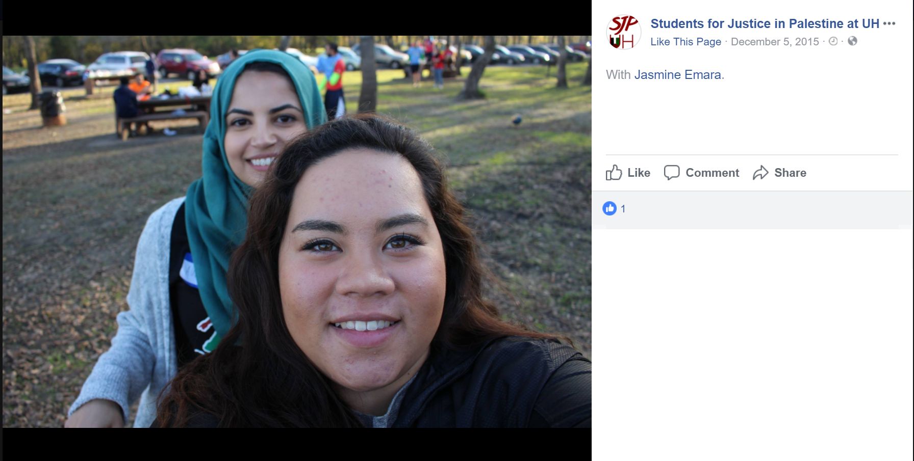 Jasmine Emara, Facebook - Dec 5, 2015