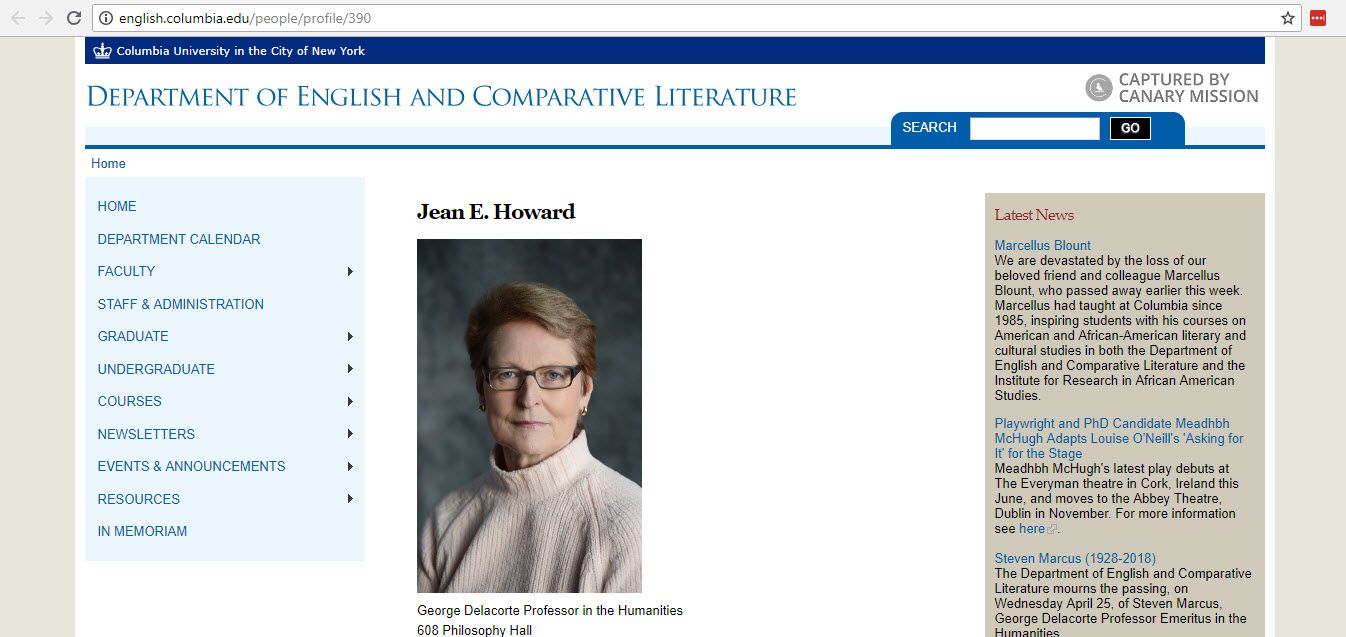 Jean Howard, english.columbia.edu - Jun 18, 2018
